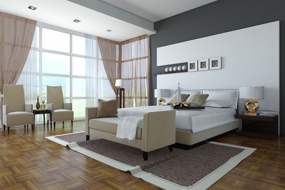 Sàn gỗ sự lựa chọn hoàn hảo cho phòng ngủ đẹp