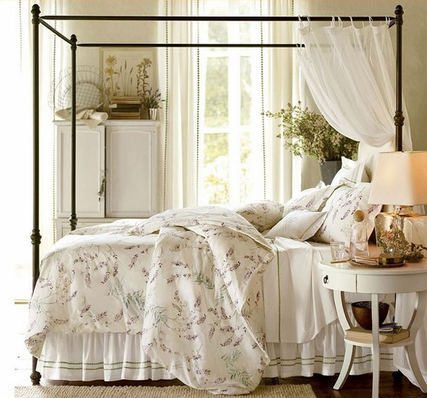 Phòng ngủ tuyệt đẹp với giường khung