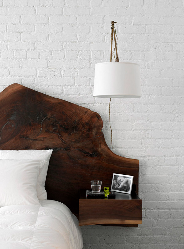 Trang trí đầu giường gỗ độc đáo