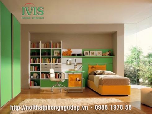 Pha màu cực chuẩn cho nội thất phòng ngủ