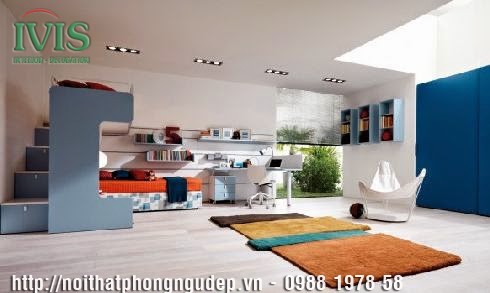 Pha màu cực chuẩn cho nội thất phòng ngủ