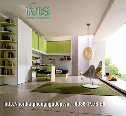 Pha màu cực chuẩn cho nội thất phòng ngủ