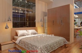 Giường gỗ đẹp MFC101332